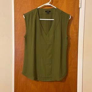 Jcrew green blouse XS